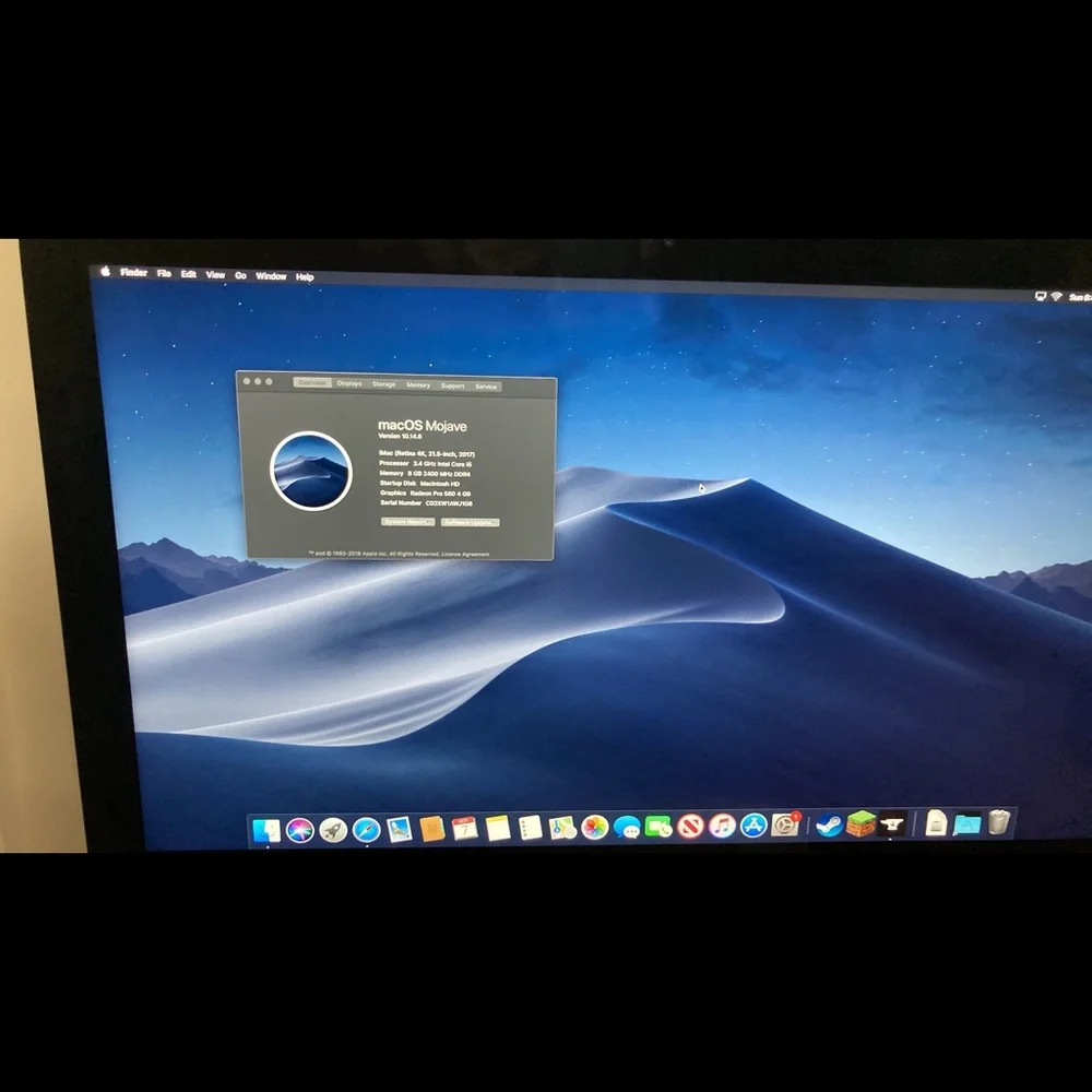 imac retina ryzen 560 pro i core i5